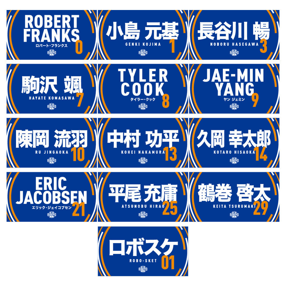 25-26 ネームタオル 詳細画像 #1 小島 元基 2